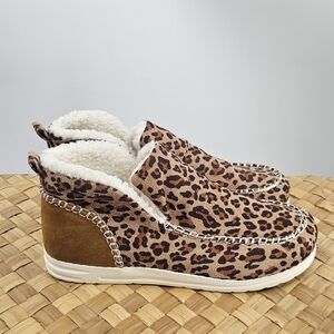 Leopard Print Cozy Women's Slippers